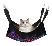 KIRROWE Hamac à suspendre réversible en forme de champignon lumineux pour chat - Hamac double face pour animal domestique