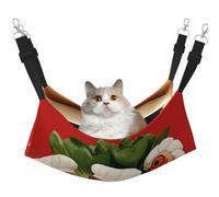KIRROWE Hamac réversible à suspendre pour chat A Man Made of Dough - Hamac double face pour animal domestique - Lit à suspendre pour petits animaux domestiques
