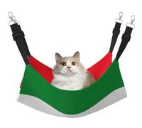 KIRROWE Hamac réversible à suspendre pour chat avec drapeau de la Rhénanie du Nord-Westphalie - Double face - Hamac à suspendre pour petits animaux domestiques