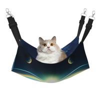 KIRROWE Looking up at The Earth Hamac réversible à suspendre pour chat double face pour animal domestique