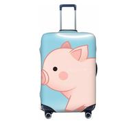 Kirrowe Porcinet avec un halo autour de sa tête Housse de protection anti-rayures pour bagages de 45,7 à 81,3 cm, Noir , L