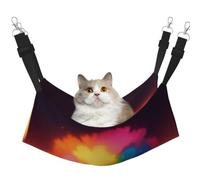 KIRROWE Rainbow Tree Hamac réversible à suspendre pour chat, hamac double face pour animal domestique