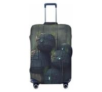 Kirrowe Stones On The Wall Housse de protection pour valise anti-rayures pour bagages de 45,7 cm à 32 pouces, Noir, L