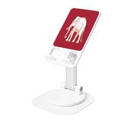 KIRROWE Support de téléphone avec drapeau de la souveraineté siamoise, support de bureau réglable pour iPhone et tous les téléphones, rotation à 360°, pliable intégré