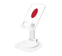 KIRROWE Support de téléphone drapeau japonais, support de bureau réglable pour iPhone et tous les téléphones, rotation à 360°, pliable intégré
