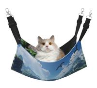 KIRROWE The Forgotten Kingdom Hamac réversible à suspendre pour chat double face pour animal domestique