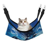 KIRROWE The Killer Whale in the sea Hamac réversible à suspendre pour chat, hamac double face pour animal domestique
