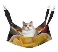 KIRROWE The Taste of Lemon Hamac réversible à suspendre pour chat double face pour animal domestique