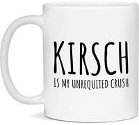 Kirsch Est Mon Coup De Cœur Non Réciproque Tasse À Café Mignonne Tasses À Thé Drôle Mug À Café Pour L'École Cuisine Cacao Chocolat Chaud 330Ml