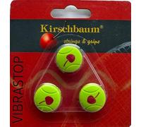 Kirschbaum Anti vibrateurs Vert Adulte Unisexe, Noir, 1 Blister de 3
