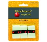 Kirschbaum Blister de 3 sur Grips Touch it 0, 50 mm Blanc 0,50 mm Mixte Adulte