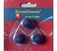 Kirschbaum Noir Anti vibrateurs Adulte Unisexe, 1 Blister de 3