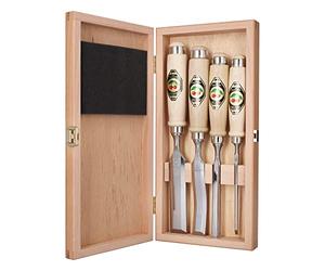 Kirschen 1190000 Solution au problème Ciseaux à bois en boîte à bois, Beige/Argent