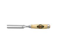 Kirschen 1431030 Gouge avec manche en Charme, Beige/Argent, 30 mm