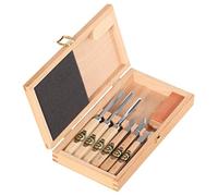 Kirschen 3437000 Coffret d'outils de sculpture, Beige/Argent