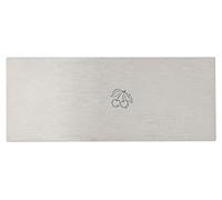 Kirschen 3800005 Racloir carré, Argent, 150 x 60 x 0,5 mm
