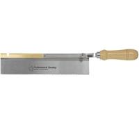 Kirschen 4152250 Scie à dos réversible pour ébénistes, Argent/Laiton/Beige, 250 mm