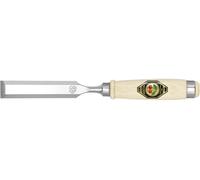 Kirschen Ciseau à bois 1001004 – 4 mm – manche hêtre blanc, 2 viroles acier