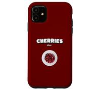 Kirschen Liebe Sprüche Cueiller Cerise Cherry Fruits Cherries Coque pour iPhone 11
