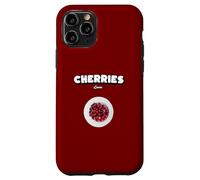 Kirschen Liebe Sprüche Cueiller Cerise Cherry Fruits Cherries Coque pour iPhone 11 Pro