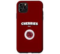 Kirschen Liebe Sprüche Cueiller Cerise Cherry Fruits Cherries Coque pour iPhone 11 Pro Max