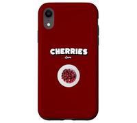 Kirschen Liebe Sprüche Cueiller Cerise Cherry Fruits Cherries Coque pour iPhone XR