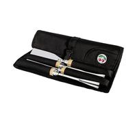 KIRSCHEN Werkzeuge 3686000 Jeu de 6 ciseaux à bois de sculpteur Junior dans un sac à roulettes en microfibre