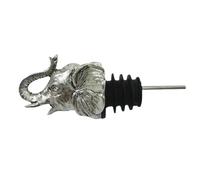 Kirsite Bouchon de bouteille décoratif en forme de tête d'éléphant pour vin - Ajoute du charme à vos fêtes et à la maison