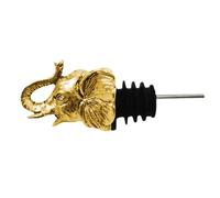 Kirsite Bouchon de bouteille décoratif en forme de tête d'éléphant pour vin - Ajoute du charme à vos fêtes et à la maison