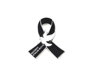 Kirsite Broche de paix robuste de 3 g - Bijou caritatif - Design artistique moderne - Broche pour collecte de fonds - Cadeau de reconnaissance des bénévoles, Einheitsgröße, comme décrit