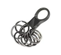 Kirsite Porte-clés avec 8 anneaux pour une fixation sûre et pratique au quotidien Fixation sécurisée pour clés avec design à suspendre