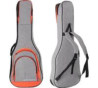 Kirstein Housse Guitare électrique EGBK-1122OG, Rembourrage 10 mm, Fixation Manche, Bretelles rembourrées, 3 Grandes Poches, Dimensions intérieures 103x37 cm, Couleur Gris.
