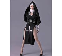 Kirvoe Vêtements pour Figurines Articulées À L'échelle 1/6, Tenue De Nonne, Accessoires pour Figurines De 30 Cm.