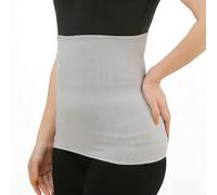 KIRVOS Ceinture Lombaire Chauffante Élastique Gris Clair, Adapté pour le Chauffage Quotidien