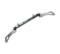 KIRYU GPS Navigation Support Support Téléphone Portable Navigation GPS en Alliage D'aluminium pour Moto, Support Multifonctionnel, Renfort Barre D'équilibre Universelle(Grey)