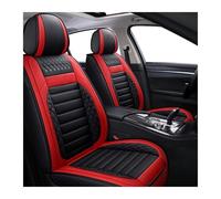 KIRYU Housse siège Voiture Couvre pour Civic 2006 2011 pour Accord 2003 2007 pour CRV 2008 pour Vezel Fit Jazz Stepwgn Navette Accessoires Intérieurs Housses Siège Voiture en Cuir(Black Red)