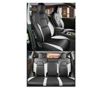 KIRYU Housse siège Voiture Couvre pour Tesla pour Modèle 3 2019-2023 Universal Comfort Seat Carding Conducteur Principal Cushion Memoron Mousse Coussiér Chaise Relief(Black White Set)