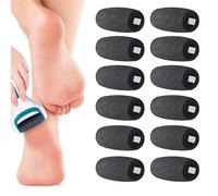 KIRZAX 12 Pièces Rouleaux de Remplacement,Extra Rugueux Rouleau de Remplacement,Rouleaux pieds,Compatible avec Scholl Velvet Smooth,Recharge Ponceuse pied Schol1