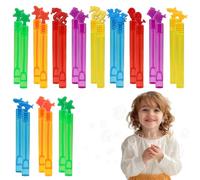 KIRZAX 24 Bulles de Savon avec Design Animaux marins, en 6 Couleurs,Riche et Coloré Bulle Savon, Pochette Anniversaire Enfant Invites Surprise Goodies pour Garçon Fille,Pas de Liquide