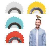 KIRZAX 4 Pcs Oiseau Sifflet,Oiseau Sifflet Bouche Wacky,Sifflets Animal, Sons Magique Amusant Oiseau Appelant Langue Sifflet Oiseau