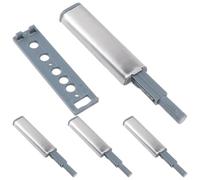 KIRZAX 4 Pièces Push to Open Poussoir Porte Placard,Tampon Amortisseur,Ouvre et Ferme avec Pression, Fermeture Push Open Amortisseur Porte,pour La Porte de L'armoire, Tiroir, Meuble et Placard