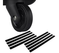 KIRZAX 8PCS Housse de Valise Protection, housse protection valise,housse valise protection,roue valise,Housses de Roue de Bagages en Silicone