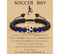 KIRZAX bracelets de football, bracelets d'amitié, bracelets, bracelets pour amoureux du football, bracelets de sport, bracelets d'anniversaire pour meilleurs amis