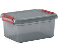 KIS 237490 Boîte de rangement K Latch empilable (l x H x P) 390 x 180 x 290 mm gris fumé, translucide 1 pc(s)