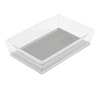 KIS SISTEMO 7 Organizer pour tiroir 22,5 x 15,5 x 5 cm transparent/gris 10016-A94