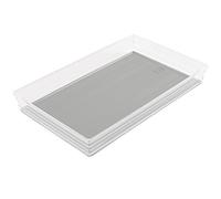 Kis 6075900 0516 02 Sistemo Boîte de Rangement Plastique Transparent/Gris 39 x 24 x 5 cm