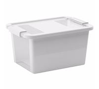 Kis 8452000 0432 01 Bi Box Boîte de Rangement Plastique Blanc/Transparent 11 L