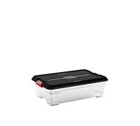 Kis 8462000 0271 02 Moover Box Boîte de Rangement Plastique Noir/Transparent 27 L