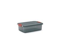 Kis 8560000 0720 01 K Latch Box Boîte de Rangement Plastique Fumer Gris/Orange 14 L