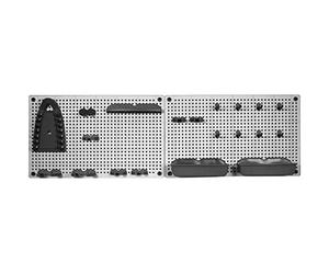 Kis 9600000 0294 01 Grille Porte-Outils Plastique Gris/Noir 50 x 31 x 7 cm